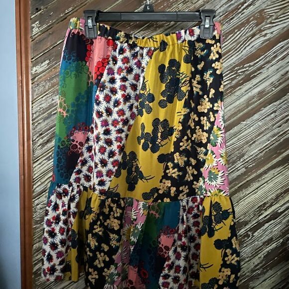 Maeve flounced patchwork skirt - Picture 5 of 7